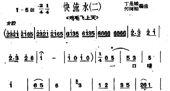 沪剧 一口唾沫小事体《鸡毛飞上天》选段 选调“快流水”   丁是娥 何树柏编曲