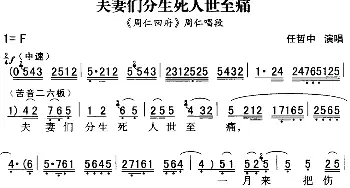 秦腔流行唱段精选 夫妻们分生死人世至痛《周仁回府》周仁唱段 任哲中