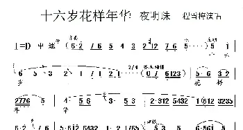 锡剧 十六岁花样年华《夜明珠》唱段 程雪梅