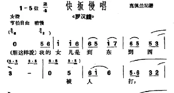 沪剧 我的女儿是到东到西被人打《罗汉钱》选段 快板慢唱