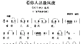 广西彩调戏 看你人品最风流《刘三姐》选段 刘三姐骂媒婆唱腔 傅锦华