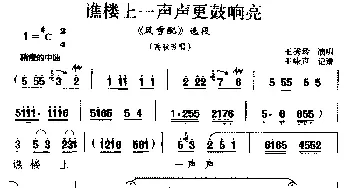 河南曲剧 谯楼上一声声更鼓响亮《风雪配》选段 高秋芳唱 王秀玲