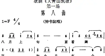 歌剧《大青山凯歌》全剧之第一场 第八曲