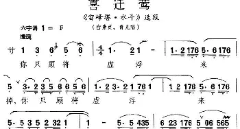 昆曲 喜迁莺《雷峰塔·水斗》选段 白素贞 青儿唱段