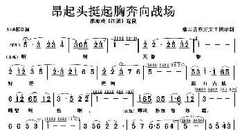 淮海戏 昂起头挺起胸奔向战场《江姐》选段