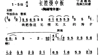 沪剧 我把你这无情无义的秀才啊《陶福增休妻》选段 丁是娥