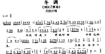 敦煌曲子戏 冬调《刘伙计算账》刘伙计唱段