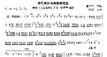 秦腔 诸葛亮扮渔翁船舱稳坐《诸葛撑船》选段 雷开元  王俊朝记谱