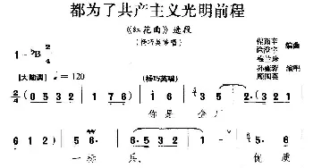 淮剧 都为了共产主义光明前程《红花曲》杨巧英等人唱段 梅兰珍 等