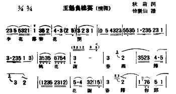 评弹曲调 俞调 王魁负桂英·情探