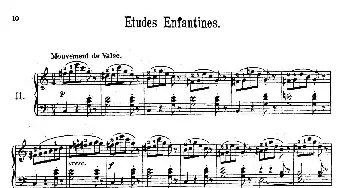 Etudes Enfantines Op.37(钢琴谱) 亨利·莱蒙(Henry Lemoine)