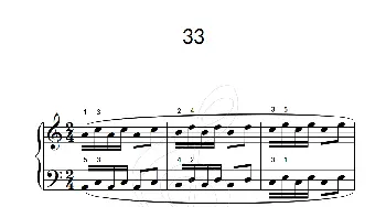 八.提高速度.增强手指灵活性的练习33(钢琴谱)
