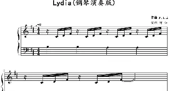 Lydia(钢琴谱) F.I.R作曲 何初