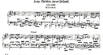 18首赞美诗前奏曲之十六(钢琴谱) 约翰·塞巴斯提安·巴赫