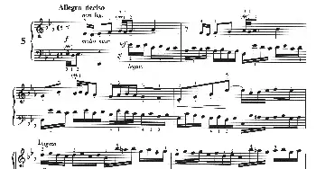 二部创意曲 No.5(钢琴谱)巴赫 巴赫