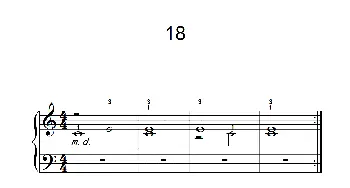 双音练习 18(钢琴谱)