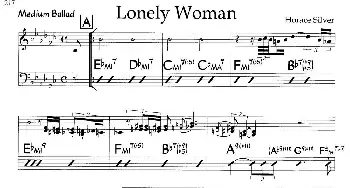Lonely Woman(钢琴谱)