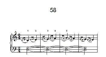 装饰音练习 58(钢琴谱)