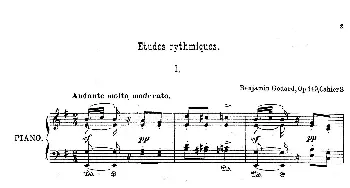 Etudes Rythmiques Op.149(钢琴谱) 本杰明·路易斯保罗·戈达尔