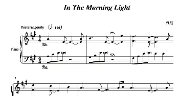 In The Morning Light(钢琴谱) 雅尼