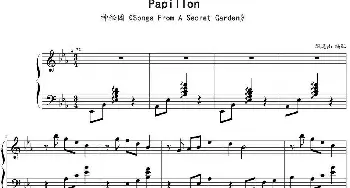 Papillon(钢琴谱) 飘逸yh