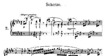 Akvareller Op.19(钢琴谱) 尼尔斯·威廉·加德(Niels Wilhelm Gade）