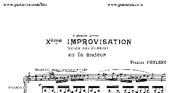 15 Improvisations(钢琴谱) 弗朗西斯·普朗克