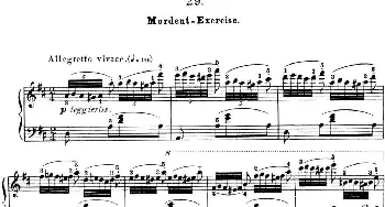50首车尔尼Op.740钢琴手指灵巧技术练习曲(钢琴谱) 车尔尼