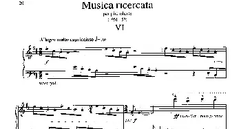 Musica Ricercata(钢琴谱) 乔治·李盖蒂(Gyorgy Ligeti)