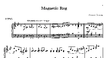 Magnetic Rag(钢琴谱) 斯科特·乔普林