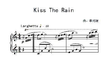 Kiss The Rain(钢琴谱) 李闰珉