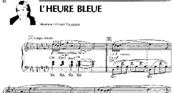 L'HEURE BLEUE(钢琴谱)