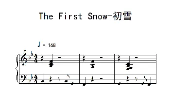 The First Snow-初雪(钢琴谱)
