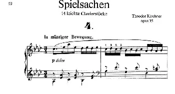 Spielsachen Op.35(钢琴谱) 狄奥多·柯希纳