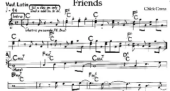 Friends(钢琴谱)