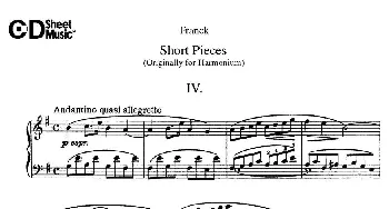 18 Short Pieces(钢琴谱) 赛扎尔·弗兰克