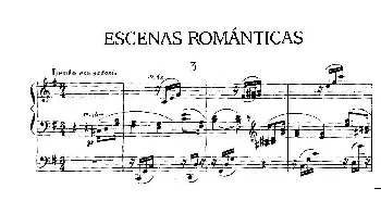 Escenas Románticas(钢琴谱) 恩里克·格拉那多斯(Enrique Granados）