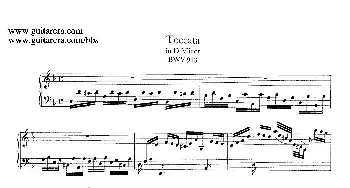 Toccata BWV 913(钢琴谱) 约翰·塞巴斯蒂安·巴赫