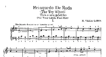 Brinquedo de Roda(钢琴谱) 海托尔·维拉-罗勃斯