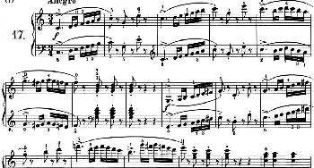 25首车尔尼Op.748练习曲(钢琴谱) 车尔尼