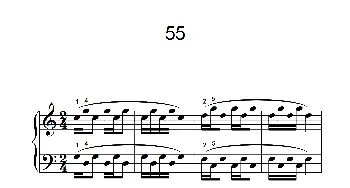 颤音练习 55(钢琴谱)