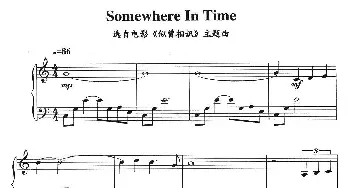 Somewhere In Time(钢琴谱)