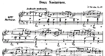 g小调夜曲Op.37－1(钢琴谱) 肖邦