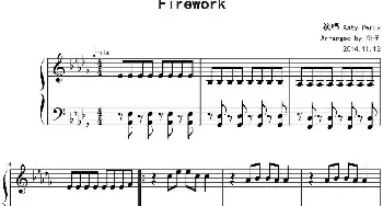 Firework(钢琴谱) 伦子