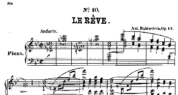 舞会 Le Bal Op.14(钢琴谱) 安东·鲁宾斯坦