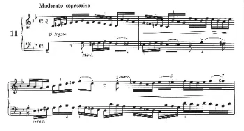 二部创意曲 No.11(钢琴谱)巴赫 巴赫