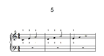 非连音练习 5(钢琴谱)
