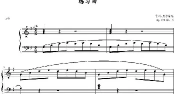 亨利·贝尔蒂尼练习曲Op.100 No.14(钢琴谱) 亨利·贝尔蒂尼