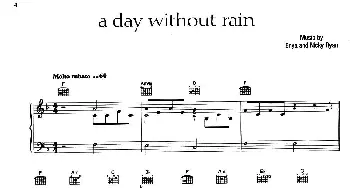 A Day Without Rain(钢琴谱)