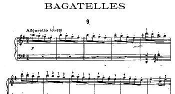 Ten Bagatelles Op.5(钢琴谱) 亚历山大·齐尔品(Alexander Tcherepnin）